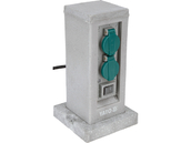 GNIAZDO OGRODOWE HERMETYCZNE SŁUPEK KAMIEŃ PP IP44 4X230V YATO YT-81273 