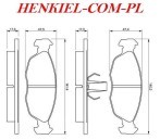 KLOCKI HAMULCOWE MIKODA 70532 - CITROEN SAXO XSARA PEUGEOT 106 306