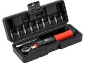 PRECYZYJNY ZESTAW KLUCZ DYNAMOMETRYCZNY + BITY TORX HEX 1/4