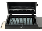 PRZENOŚNY GRILL WĘGLOWY DELUXE ROŻEN BBQ, RUSZT 39,5 X 29,5CM LUND 99928 