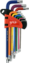 ZESTAW KLUCZY IMBUSOWYCH TORX  T10-T50 9SZT. YATO YT-05633