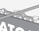 ZESTAW DO OSTRZENA ŁAŃCUCHA PILNIK 4.8mm 4el. YATO YT-85042