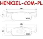 Klocki hamulcowe BOSCH 0986494661 - RENAULT CLIO IV (BH, KH) TWINGO III (BCM_) DACIA LOGAN II SANDERO II LOGAN MCV II SMART FORFOUR(453) - OŚ PRZEDNIA