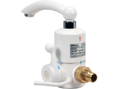 ELEKTRYCZNY PRZEPŁYWOWY PODGRZEWACZ WODY Z BATERIĄ ŚCIENNĄ I WYLEWKĄ 3000W FALA 75932