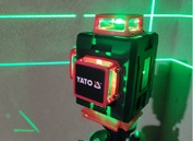 LASER SAMOPOZIOMUJĄCY ZIELONY A+ 16 LINIOWY 4D Z AKCESORIAMI YATO YT-30417