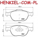 Tarcze hamulcowe wentylowane MIKODA 0759 + KLOCKI QUARO QP3492 - FORD TRANSIT CONNECT (P65, P70, P80) TOURNEO CONNECT - OŚ PRZEDNIA