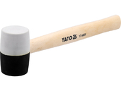 MŁOTEK GUMOWY Z DREWNIANYM TRZONKIEM 291mm 340g YATO YT-4601