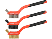 SZCZOTKI DRUCIANE MINI DO CZYSZCZENIA  NYLON MOSIĄDZ STAL 3 SZT. YATO YT-6351