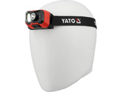 LATARKA LAMPKA CZOŁOWA AKUMULATOROWA Z REGULACJĄ I CZUJNIKIEM RUCHU 1000lm IP65 3,7V 1200mAh YATO YT-085942