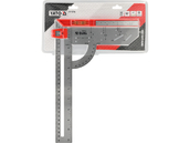 KĄTOWNIK TRASERSKI STALOWY NIERDZEWNY LIBELLA 90° KĄT PROSTY PION POZIOM 300mm YATO YT-70790