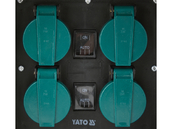 GNIAZDO OGRODOWE HERMETYCZNE IMITACJA KAMIENIA IP44 4X230V YATO YT-81271