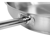 PATELNIA GASTRONOMICZNA ZE STALI NIERDZEWNEJ INDUKCJA GAZ PRĄD 28cm YATO YG-00102