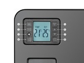 GRZEJNIK ELEKTRYCZNY KONWEKTOROWY PIECYK FARELKA LCD 2300W 230V CZARNY LUND 68652