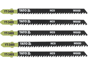 BRZESZCZOT DO WYRZYNARKI TYP T, 8 TPI, DO DREWNA / 5 SZT. 115 MM YATO YT-3409
