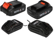 ZESTAW WIERTARKO-WKRĘTARKA UDAROWA 18V + AKUMULATOR 2Ah + ŁADOWARKA YATO YT-82786