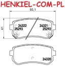 Tarcze hamulcowe pełne MIKODA 1107 + KLOCKI QAURO QP6986C ceramiczne - HYUNDAI i30 (FD) i30 Kombi (FD) ix35 (LM, EL, ELH) KIA CEE'D Hatchback (ED) CEE'D SW (ED) PRO CEE'D (ED) SPORTAGE (SL) - OŚ TYLNA