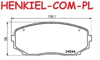 Klocki hamulcowe BREMBO P54060   - MITSUBISHI ECLIPSE CROSS (GK_, GL_) OUTLANDER III (GG, GF, ZJ, ZL) - OŚ PRZEDNIA