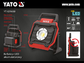 REFLEKTOR LED 18V, 6000 LM, 65W - BEZ AKUMULATORA YATO YT-829600