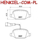 Tarcze hamulcowe pełne MIKODA 0364 + KLOCKI QUARO QP1374 - ALFA ROMEO MITO (955_) - OŚ TYLNA