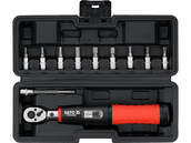 PRECYZYJNY ZESTAW KLUCZ DYNAMOMETRYCZNY + BITY TORX HEX 1/4