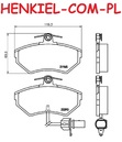 KLOCKI QUARO CERAMICZNE QP4540C AUDI A4 B5,B6,B7 VW PASSAT VENTO PRZÓD