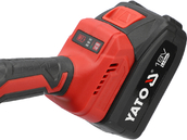 PIŁA PILARKA TARCZOWA BEZSZCZOTKOWA AKUMULATOROWA + ŁADOWARKA  2x4Ah 18V 140mm YATO YT-8281185