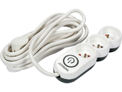 PRZEDŁUŻACZ LISTWA ZASILAJĄCA 3 GNIAZDA Z UZIEMIENIEM WYŁĄCZNIK 5M 1,5MM2 STHOR 72352 