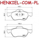 Tarcze hamulcowe wentylowane MIKODA 1758 + KLOCKI SAMKO 5SP898 - RENAULT LAGUNA III (BT0/1) LAGUNA III Grandtour (KT0/1) LAGUNA Coupe (DT0/1) - OŚ PRZEDNIA