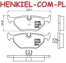 Tarcze hamulcowe pełne MIKODA 0420 + KLOCKI MIKODA 70446 - BMW 5 (E34) - OŚ TYLNA