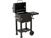 PRZENOŚNY GRILL WĘGLOWY DELUXE ROŻEN BBQ, RUSZT 39,5 X 29,5CM LUND 99928 