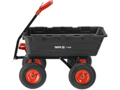 WÓZEK OGRODOWY Z WYWROTKĄ XXL 550KG KOŁA 13