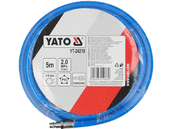 WĄŻ PNEUMATYCZNY ZBROJONY PVC 8MM X 5M Z SZYBKOZŁĄCZAMI YATO YT-24219 