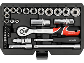 ZESTAW NARZĘDZIOWY KLUCZE NASADOWE 1/4