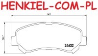 Klocki hamulcowe ICER 181834 - NISSAN QASHQAI/QASHQAI +2 I (J10,JJ10) X-TRAIL (T31) - OŚ PRZEDNIA 