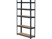 REGAŁ MAGAZYNOWY METALOWY 5 PÓŁEK MALOWANY HDF 500kg 180X90X40cm VOREL 78486