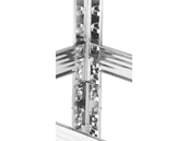 REGAŁ MAGAZYNOWY METALOWY 5 PÓŁEK OCYNK HDF 500kg 180X90X40cm VOREL 78485