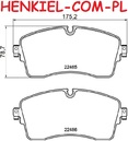 Klocki hamulcowe QUARO QP1208 - JAGUAR E-PACE (X540) LAND ROVER RANGE ROVER IV (L405) RANGE ROVER SPORT II (L494) DISCOVERY SPORT (L550) DISCOVERY V (L462) DEFENDER Station Wagon (L663) RANGE ROVER EVOQUE (L538) RANGE ROVER EVOQUE Kabrio (L538) RANGE ROVER EVOQUE (L551) - OŚ PRZEDNIA