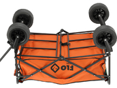 WÓZEK OGRODOWY TURYSTYCZNY SKŁADANY Z SZEROKIMI OPONAMI 100KG 90181 