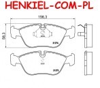 Tarcze hamulcowe wentylowane MIKODA 2412 + KLOCKI SAMKO 5SP436 - VOLVO 850 C70 S70 V70 - OŚ PRZEDNIA