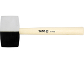 MŁOTEK GUMOWY Z DREWNIANYM TRZONKIEM 345mm 980g YATO YT-4605