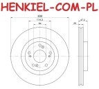 Tarcze hamulcowe wentylowane MIKODA 0848 + KLOCKI TEXTAR 2317801 - HONDA CIVIC VIII Hatchback (FN, FK) UFO - OŚ PRZEDNIA
