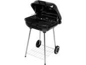 GRILL WĘGLOWY Z POKRYWĄ, CHROMOWANY RUSZT ROŻEN 45X40 LUND 99904 