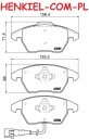 Klocki hamulcowe ATE 13.0470-7184.2 ceramiczne - AUDI VW SKODA SEAT - OŚ PRZEDNIA