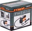 KOMPRESOR SAMOCHODOWY 12V 120W + ZESTAW KOŃCÓWEK + WOREK + WĄŻ 1m STHOR 82107