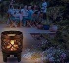 PALENISKO OGRODOWE STALOWE DEKORACYJNE KOKSOWNIK OGNISKO GRILL 42cm LUND 99702