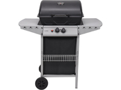 PRZENOŚNY GRILL GAZOWY BAVEN 2 PALNIK, 5,5KW STALOWY RUSZT ROŻEN LUND 99644 