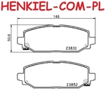 Klocki hamulcowe MIKODA 72560 - JEEP WRANGLER IV (JL)  - OŚ TYLNA
