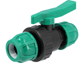 ZAWÓR KULOWY 25X25 MM PP DO RUR PE,PP W INSTALACJACH WODNYCH FLO 88960 