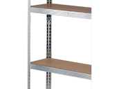 REGAŁ MAGAZYNOWY METALOWY 5 PÓŁEK OCYNK HDF 500kg 180X90X40cm VOREL 78485