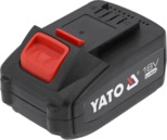 ZESTAW AKUMULATOR BATERIA 2x 18V LI-ION 4Ah + ŁADOWARKA + WALIZKA YATO YT-828510